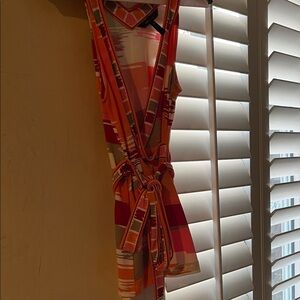 BCBGMaxAzria Multicolor Patterned Dress